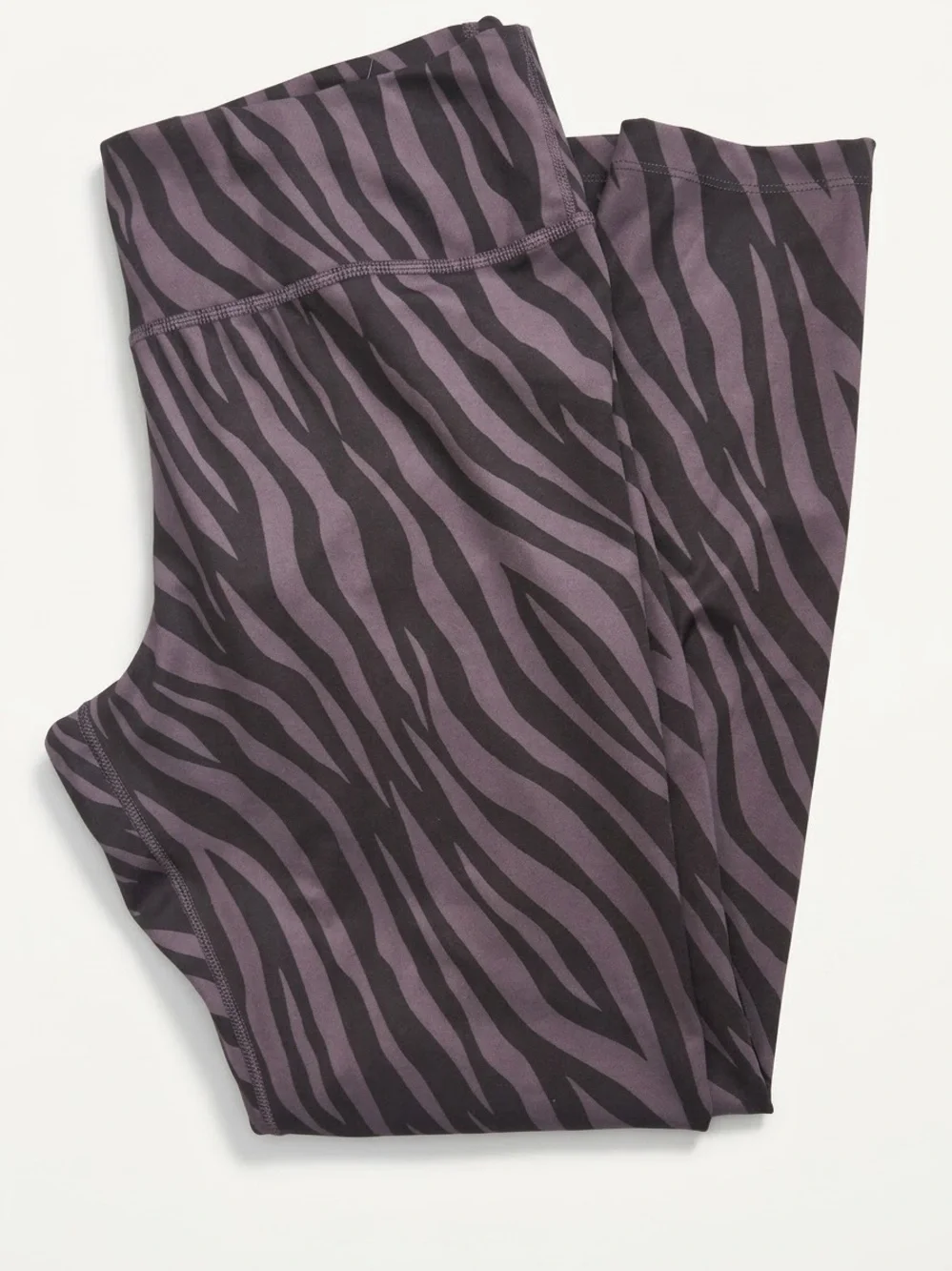 Nike Purple Zebra Print High-Waist Leggings